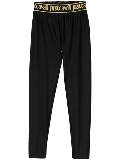 Shop Just Cavalli Trousers In Black
