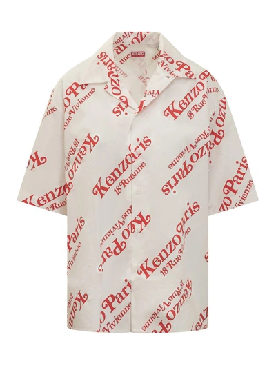 Shop Kenzo Boxy Shirt ' By Verdy'. In White