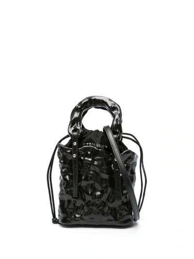 Shop Ottolinger Signature Ceramic Handbag In Black