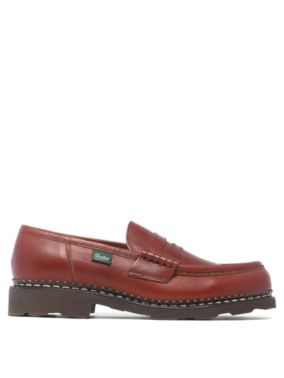 Shop Paraboot "orsay" Loafers In Brown