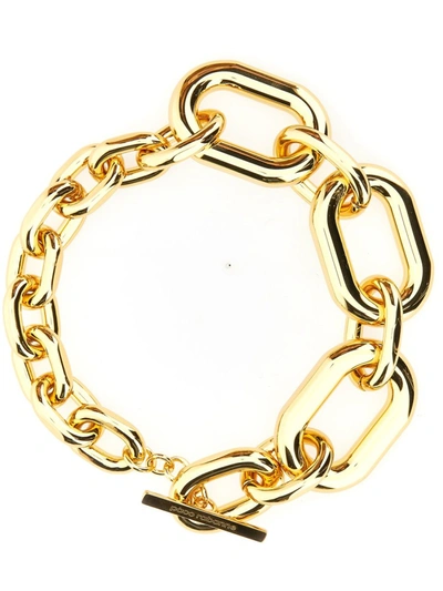 Shop Rabanne "xl Link" Necklace In Golden