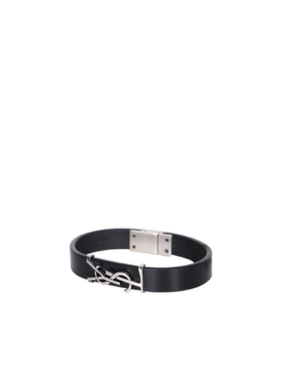 Shop Saint Laurent Bracelets And Rings In Black