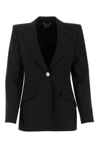 Shop Versace Jackets In Black