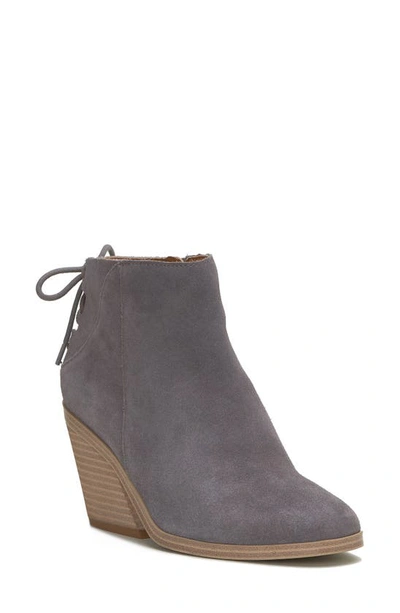 Shop Lucky Brand Mikasi Wedge Bootie In Excalibur