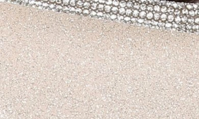 Badgley Mischka Lola Metallic Pearly Ankle-strap Sandals In Gold