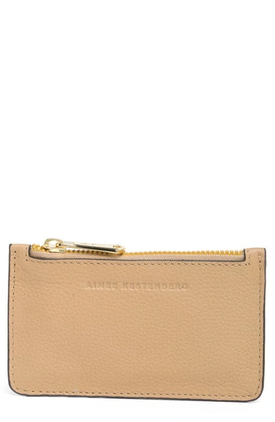 Shop Aimee Kestenberg Melbourne Leather Wallet In Oat