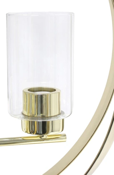 Shop Lalia Home Three Light Glass Shade Flush Mount Sphere Pendant Light In Gold