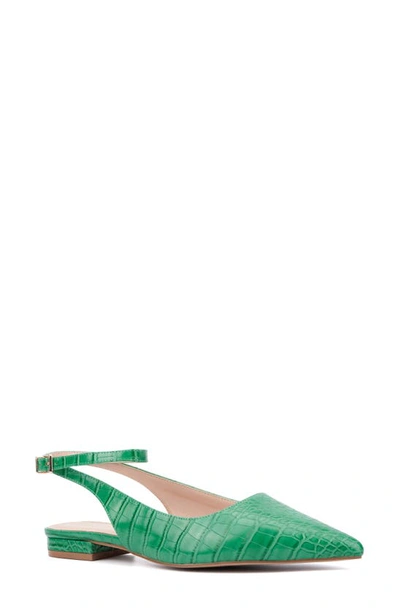 Shop Fashion To Figure Bevelyn Pointed Toe Pump In Green