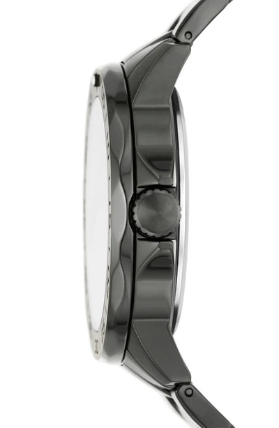 Shop Fossil Bannon Convertible Three-hand Quartz Watch, 45mm In Smoke