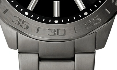 Shop Fossil Bannon Convertible Three-hand Quartz Watch, 45mm In Smoke