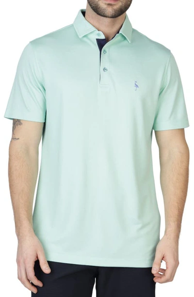 Shop Tailorbyrd Luxe Modal Blend Polo In Fresh Mint