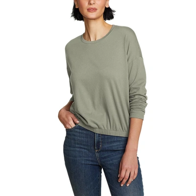 Shop Eddie Bauer Women's Everyday Long-sleeve Textured Shirt In Multi
