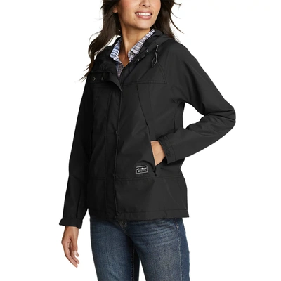 Shop Eddie Bauer Women's Rainfoil Valley Jacket In Black