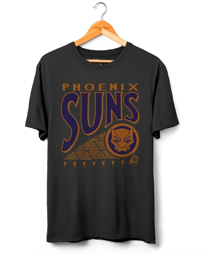 Shop Junk Food Clothing Suns Wakanda Forever Pattern Tee In Black