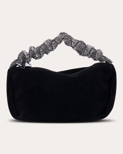 Shop Emm Kuo Women's L'avenue Velvet Baguette Bag In Black