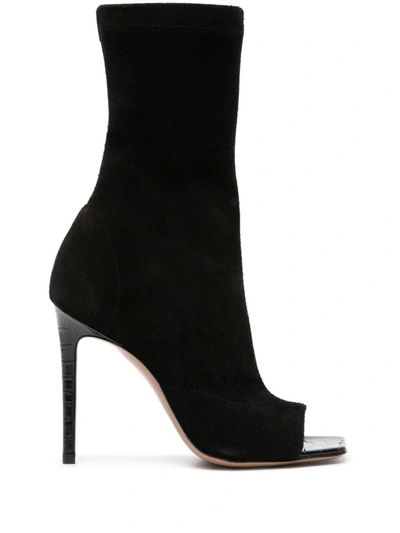 Shop Paris Texas Amanda Ankle Boot In Black