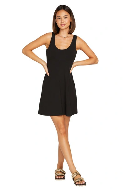 Shop Volcom Desert Bunnie Cutout Reversible Minidress In Black