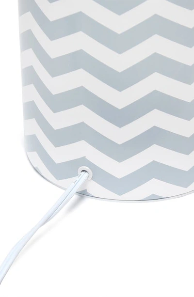 Shop Lalia Home Chevron Print Table Lamp In White With Gray