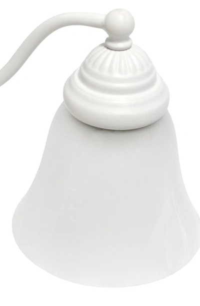 Shop Lalia Home Three Alabaster Glass Shade Vanity Light In White
