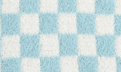 Shop Envogue Checkerboard Oversized Throw Blanket In Blue