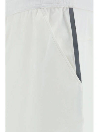 Shop Brunello Cucinelli Bermuda Shorts In Bianco