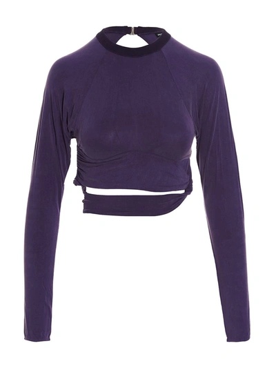 Shop Jacquemus 'espelho' Top In Purple