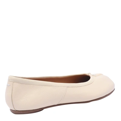 Shop Maison Margiela Flat Shoes In White