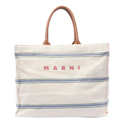 Shop Marni Bags In Beige