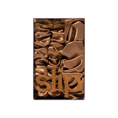 Slip Back To Basics Assorted Scrunchies In Copper