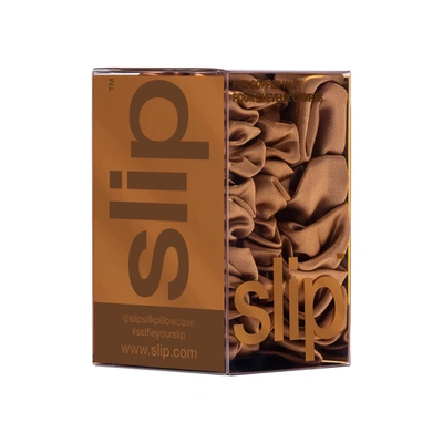 Slip Back To Basics Assorted Scrunchies In Copper