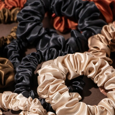 Slip Back To Basics Assorted Scrunchies In Copper
