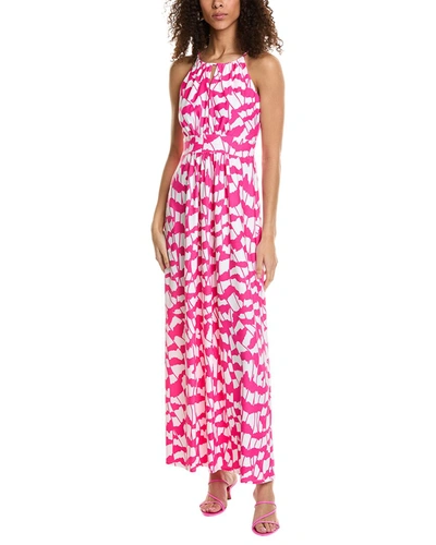 Shop Jude Connally Mia Halter Maxi Dress In Pink