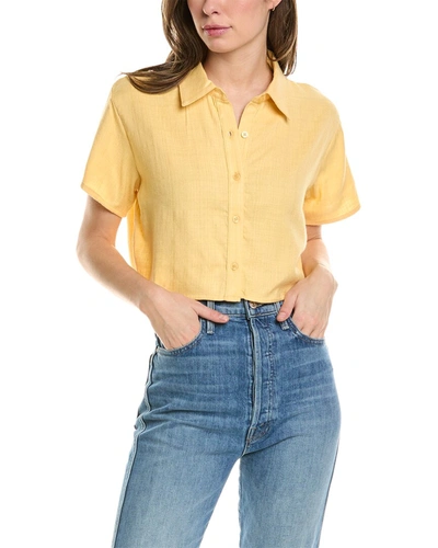 Shop Sadie & Sage Miss Sunshine Crop Shirt In Orange