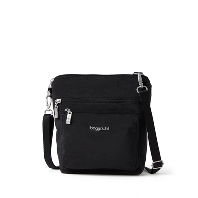 Shop Baggallini Modern Pocket Crossbody Bag In Black