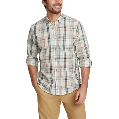 Shop Eddie Bauer Men's Kingston Sandwash Long-sleeve Shirt In Multi