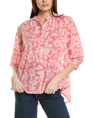 Shop Ro's Garden Janet Shirt In Pink