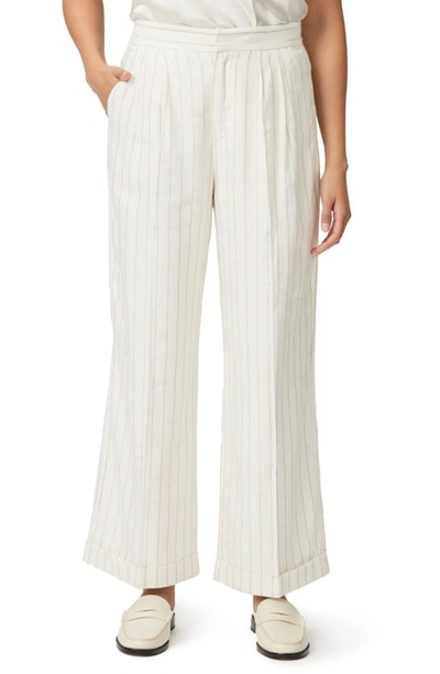 Shop Paige Kennie Stripe Wide Leg Pants In Afterglow Multi