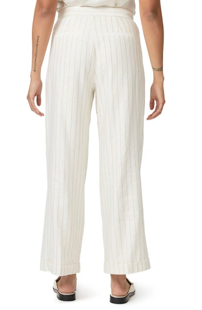 Shop Paige Kennie Stripe Wide Leg Pants In Afterglow Multi