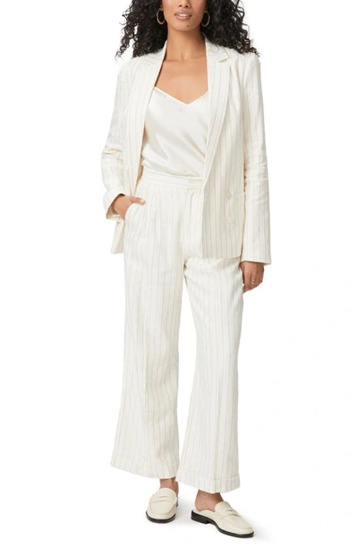 Paige Kennie Stripe Wide Leg Pants In Afterglow Multi