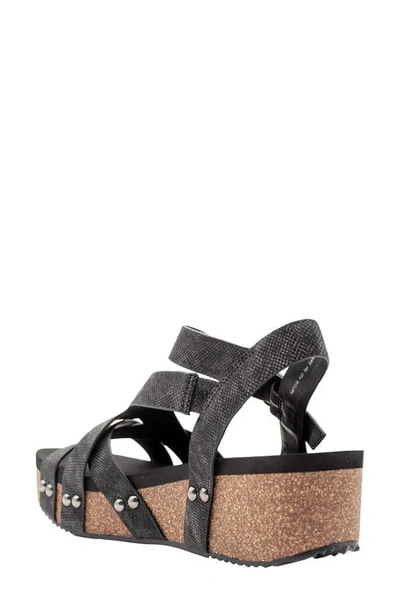 Volatile Sand Castle Water Resistant Sandal In Black