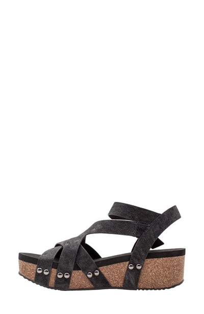Volatile Sand Castle Water Resistant Sandal In Black