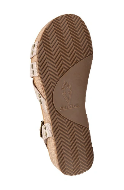 Volatile Sand Castle Water Resistant Sandal In Bronze