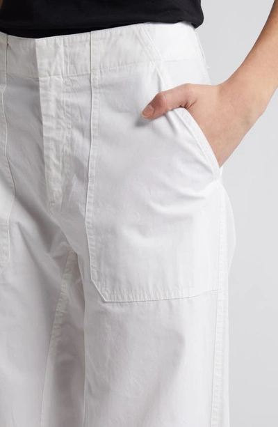 Shop Rag & Bone Leyton Cotton Workwear Pants In White