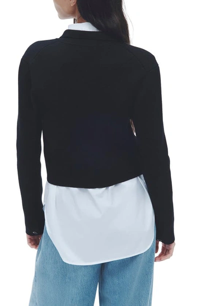 Shop Rag & Bone Joy Merino Wool Blend Blazer In Black
