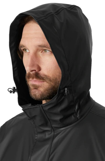 Helly Hansen Moss Waterproof Rain Jacket In Black
