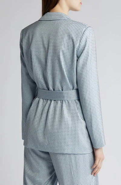 Kobi Halperin Brett Rhinestone Embellished Silk Wrap Jacket In Chambre