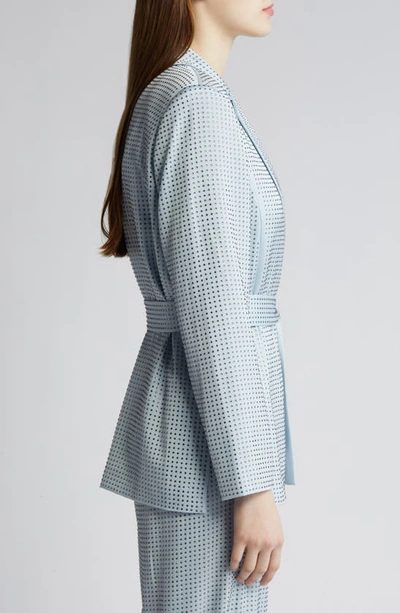 Kobi Halperin Brett Rhinestone Embellished Silk Wrap Jacket In Chambre