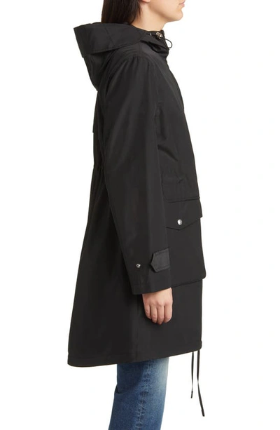Shop Sam Edelman Hooded Jacket In Black