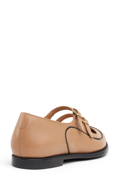 The Office Of Angela Scott Miss Margo Mary Jane Ballerina Flats In Camel