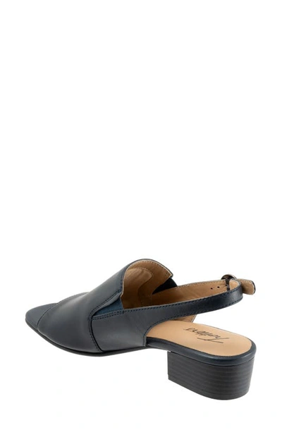 Shop Trotters Nila Slingback Sandal In Navy